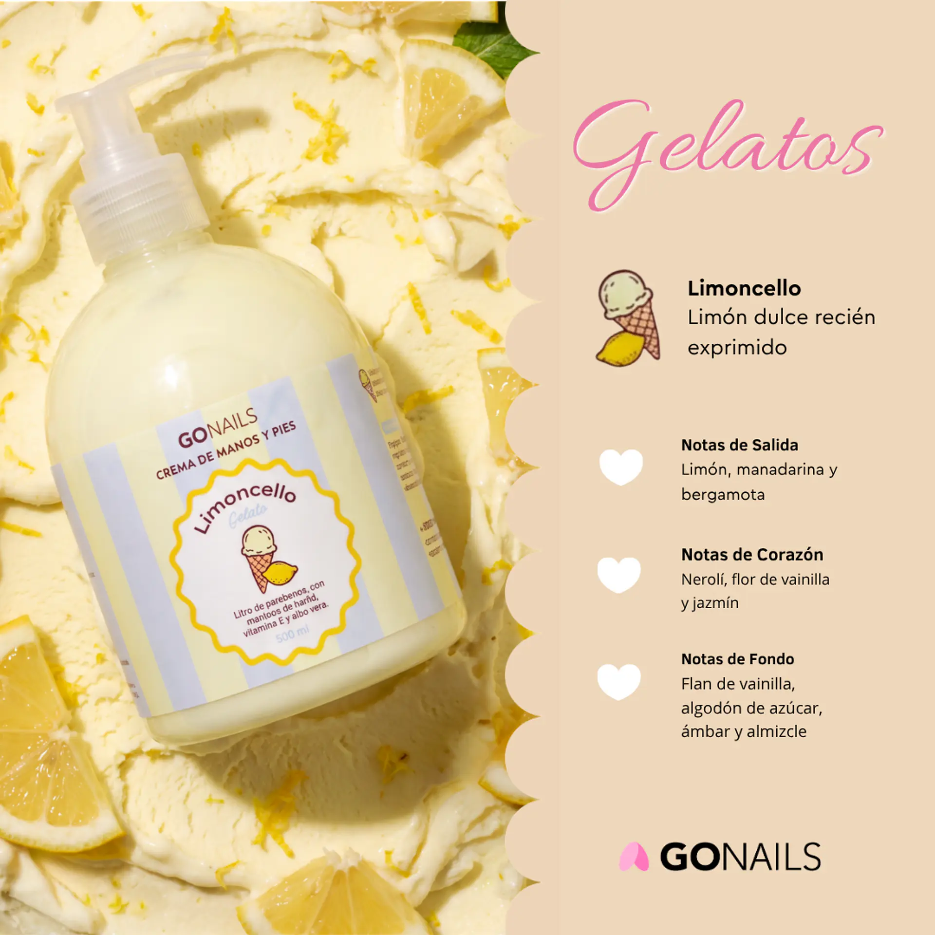CREMA DE MANOS Y PIES - LIMONCELLO 2