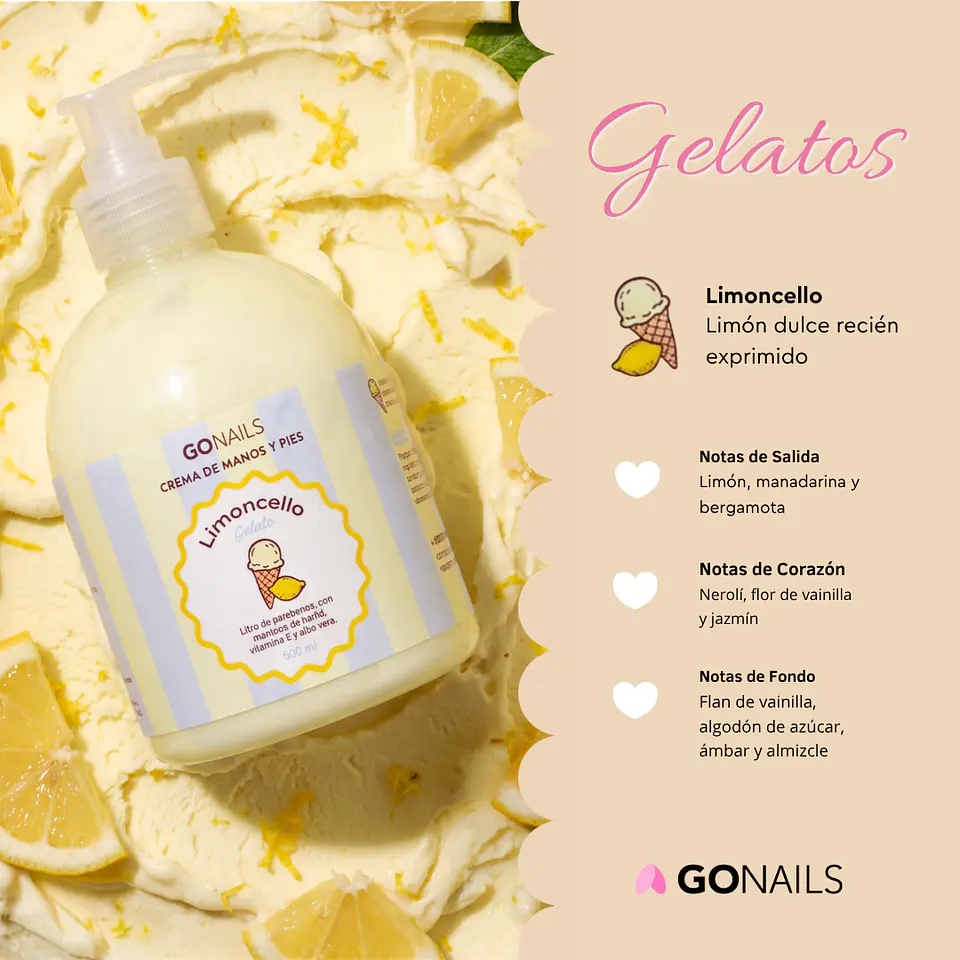 CREMA DE MANOS Y PIES - LIMONCELLO 2