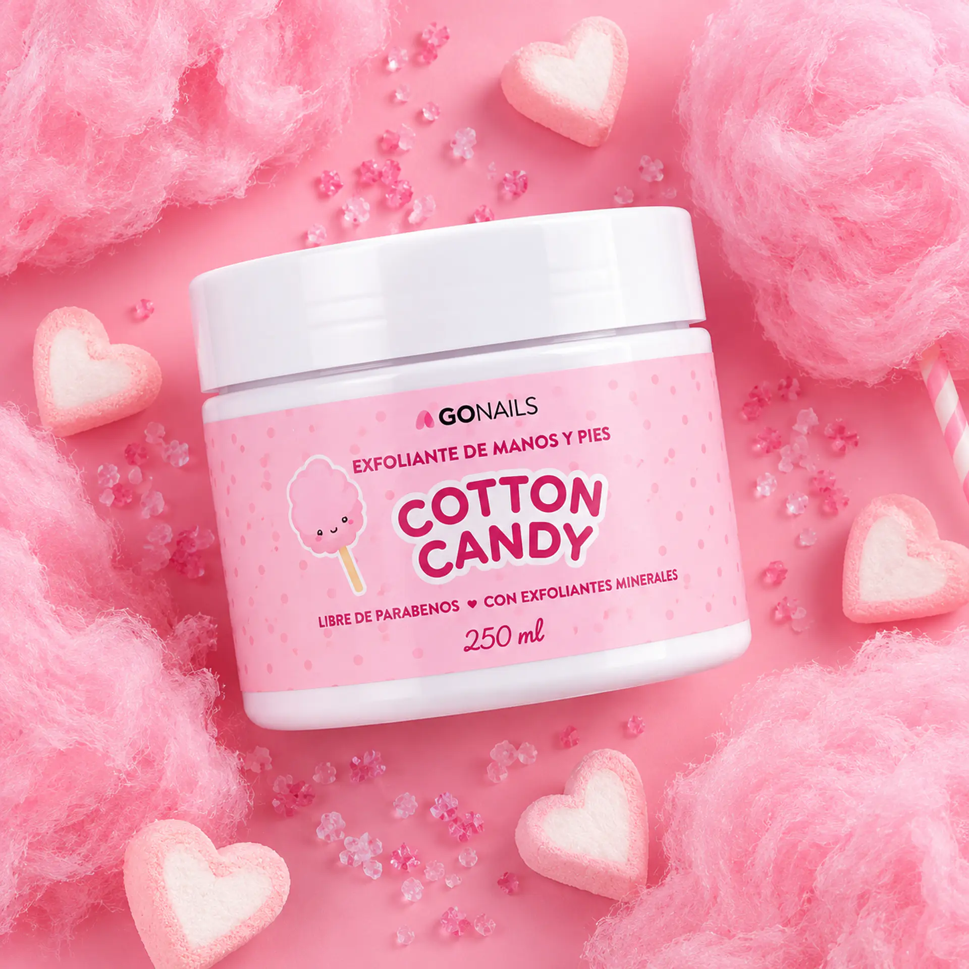 EXFOLIANTE DE MANOS Y PIES - COTTON CANDY 2