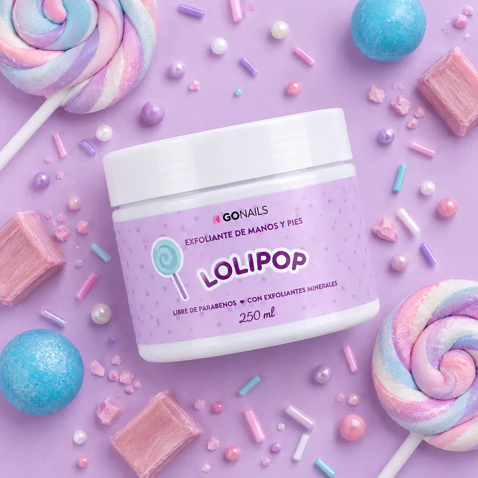 EXFOLIANTE DE MANOS Y PIES - LOLIPOP 2