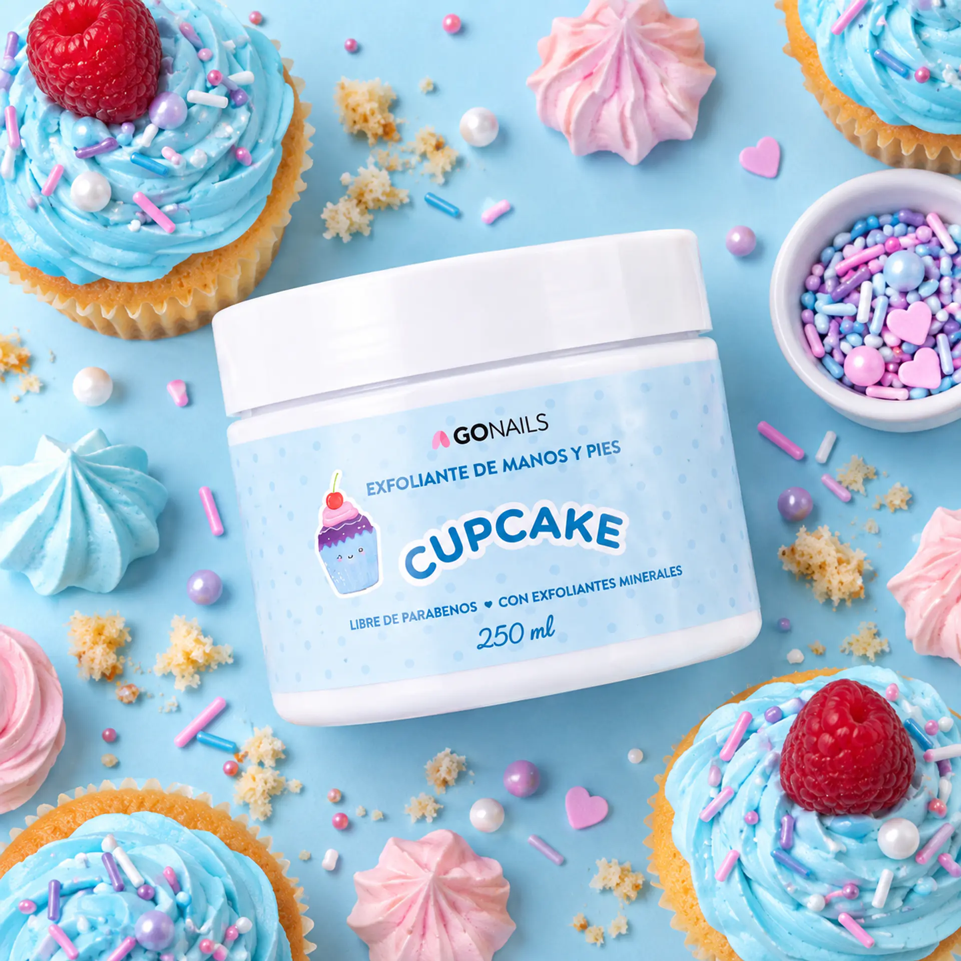 EXFOLIANTE DE MANOS Y PIES - CUPCAKE 2