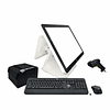 KIT POS ONE T2-7000R TOUCH CON PANTALLA PARA CLIENTE+ TECLADO Y MOUSE+ IMPRESORA TERMICA 80MM+ SCANNER LASER USB+ GAVETA DE DINERO