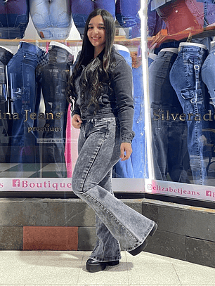 Flare jeans pata ancha