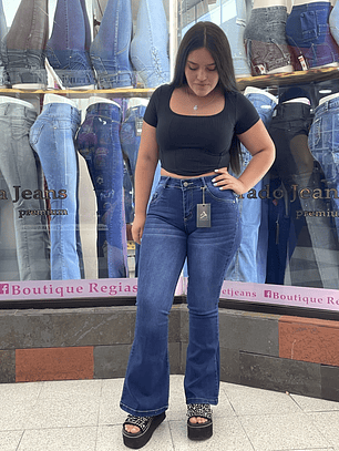 flare jeans sirena super levanta cola