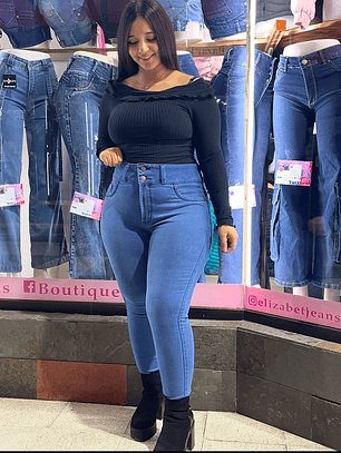skinny jeans EXTRA LINDAS REDUCTOR TIRO ALTO Y LEVANTA GLUTEOS