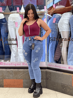 SKINNI JEANS DISTROLLER CELESTE