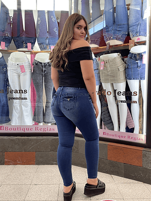 SKYNNY JEANS AZUL 