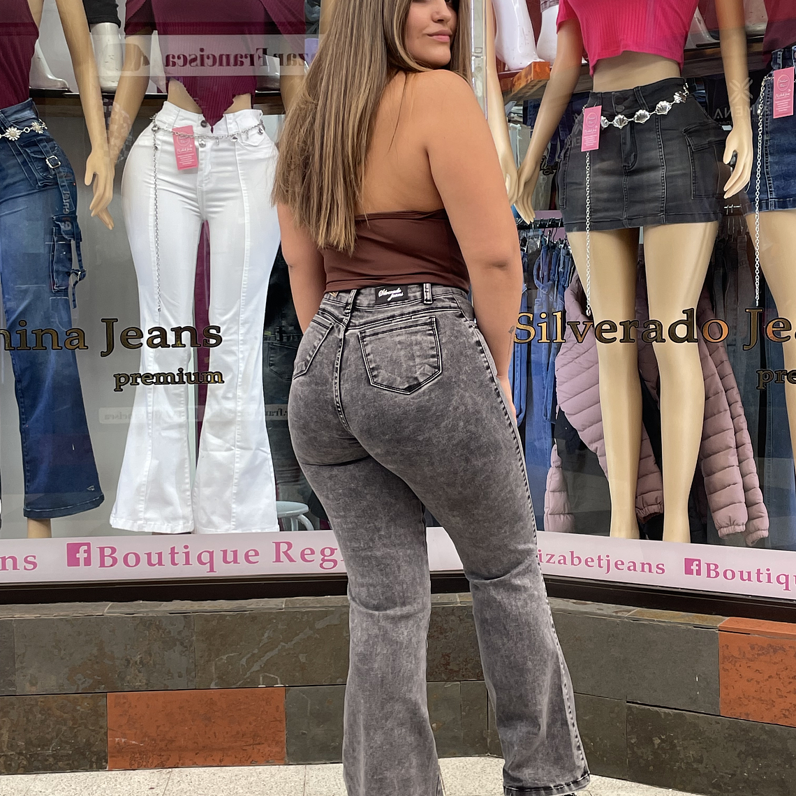 flare jeans gris nevado curvi sirena 2