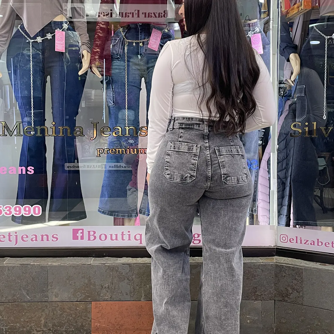 wide leg jeans modelo culote  2