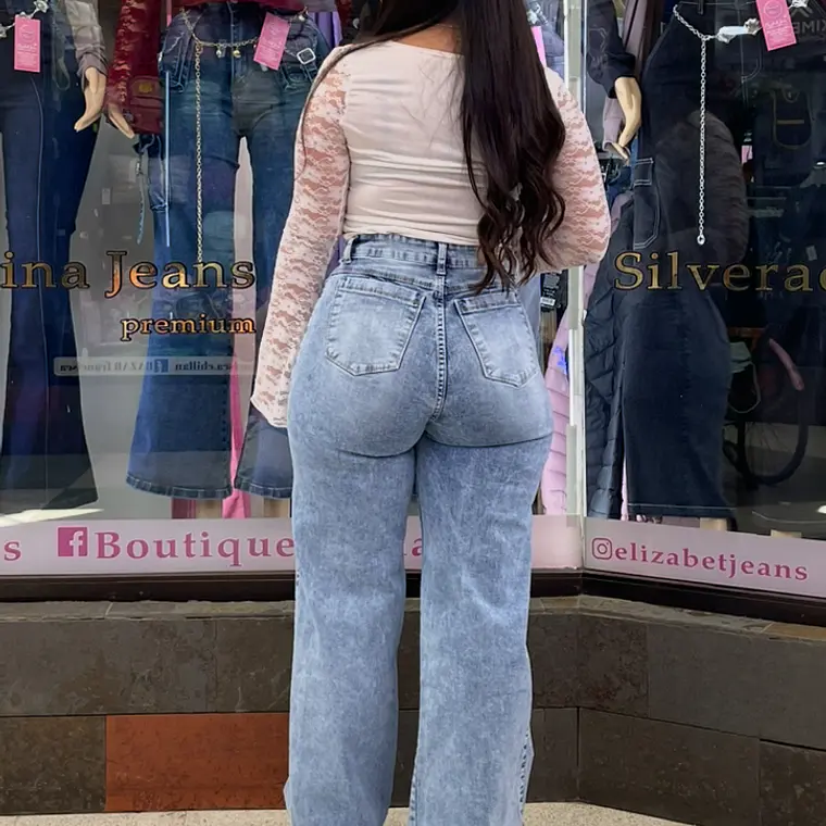 wide leg jeans celeste  2