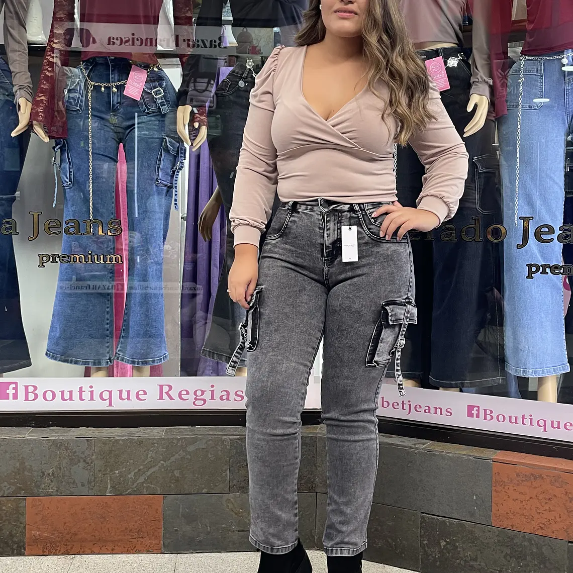 cargo recto gris nevado  1