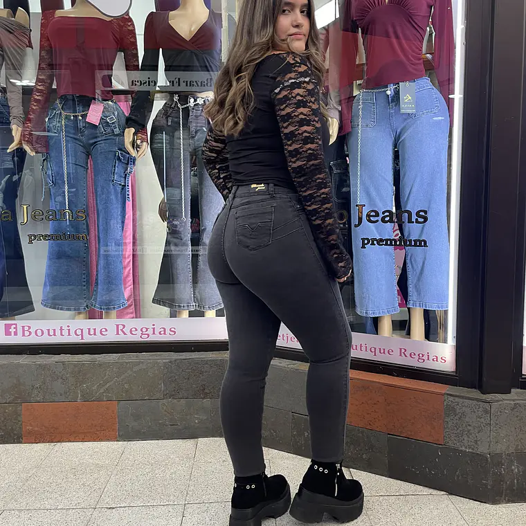 SKINNY JEANS GRIS MARENGO  2