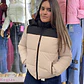 CASACA PUFA BEIGE BI COLOR  - Miniatura 1