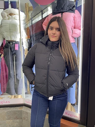 CASACA PUFA NEGRA CALENTITA 