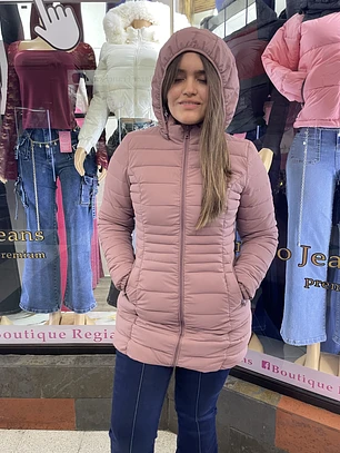 CASACA TERMICA IMPERMEABLE PALO ROSA 