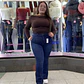FLARE JEANS AZUL LINEA EXTRA LINDAS - Miniatura 1