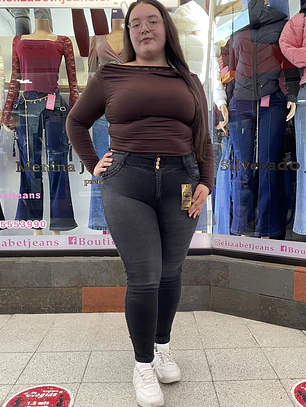 SKINNY JEANS GRIS MARENGO REDUCTOR 3 BOTONES TIRO ALTO EXTRA LINDAS 