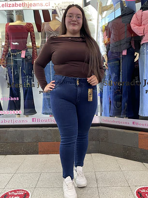 SKINNY JEANS AZUL PRETINA ANCHA 3 BOTONES EXTRA LINDAS 