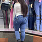 SKINNY JEANS AZUL NEVADO  CARGO BOLSILLOS  - Miniatura 2
