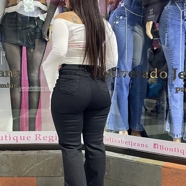 FLARE JEANS SIRENA NEGRO  2