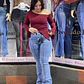 FLARE JEANS LINEA CELESTE NEVADO - Miniatura 1