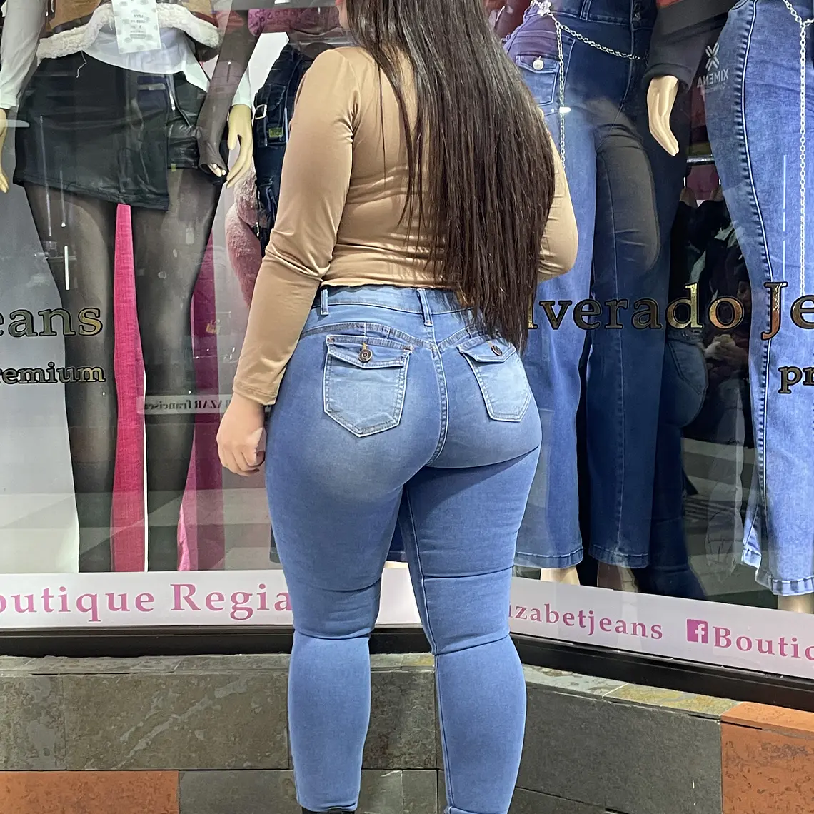 SKINNY JEANS  TAPITAS CELESTE  2