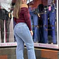 WIDE LEG RECTO CELESTE CLASICO  - Miniatura 2