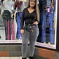 SKINNY JEANS GRIS NEVADO  - Miniatura 1