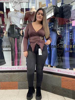 SKINNY GRIS MARENGO TAPITAS