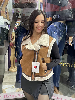chaquetita aviadora chiporrito SIN MANGAS 