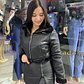 chaqueta negra medida a la cintura  - Miniatura 1