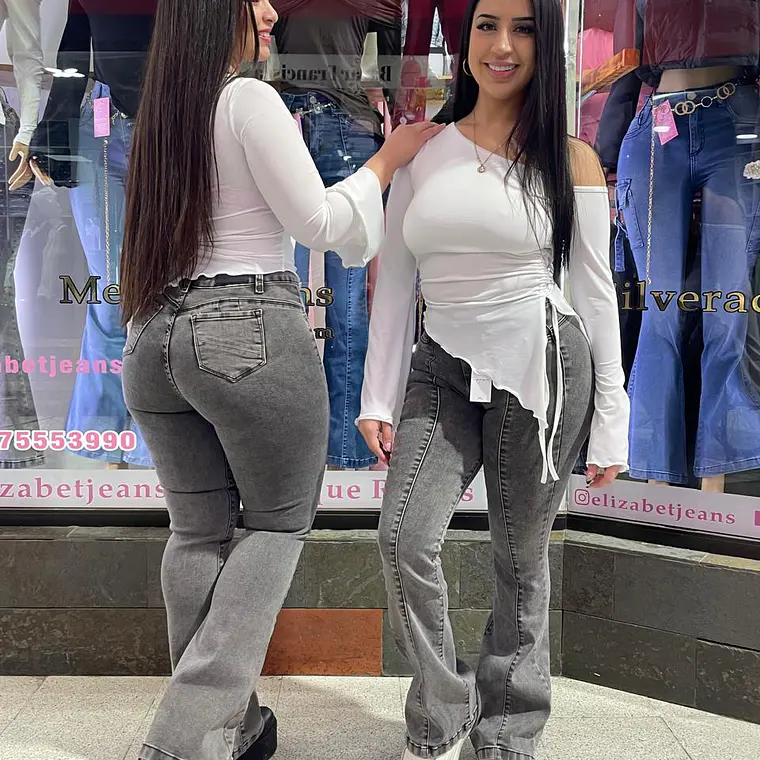 falre jeans sirena linea gris 1