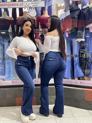 flare jeans sirena azul  tapetas 