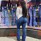 flare jeans sirena linea azul medio - Miniatura 2