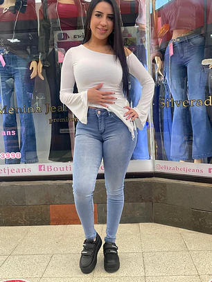 skinny jeans tapeta celeste medio