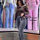 SKINNY JEANS GRIS DISEÑO COLOMBIANO  - Miniatura 1