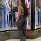 WIDE LEG RECTO CARGO GRIS  - Miniatura 2