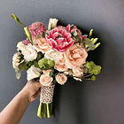 Ramos de Novia Estilo Bouquet de Flores Naturales mixtas de temporada 4