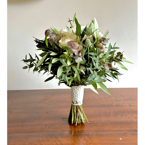 Ramos de Novia Estilo Bouquet de Flores Naturales mixtas de temporada 6