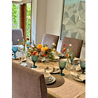 Combinación 1 centro de mesa (40 alto x 25 ancho), 1 arreglo en plinto alto ( 1.10 alto x 60 ancho) y 2 Floreros pequeños  (14alto x 6ancho) 3