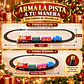 Tren Navideño Eléctrico Express 11 Piezas con Luces y Sonidos - Miniatura 3