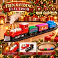 Tren Navideño Eléctrico Express 11 Piezas con Luces y Sonidos - Miniatura 1
