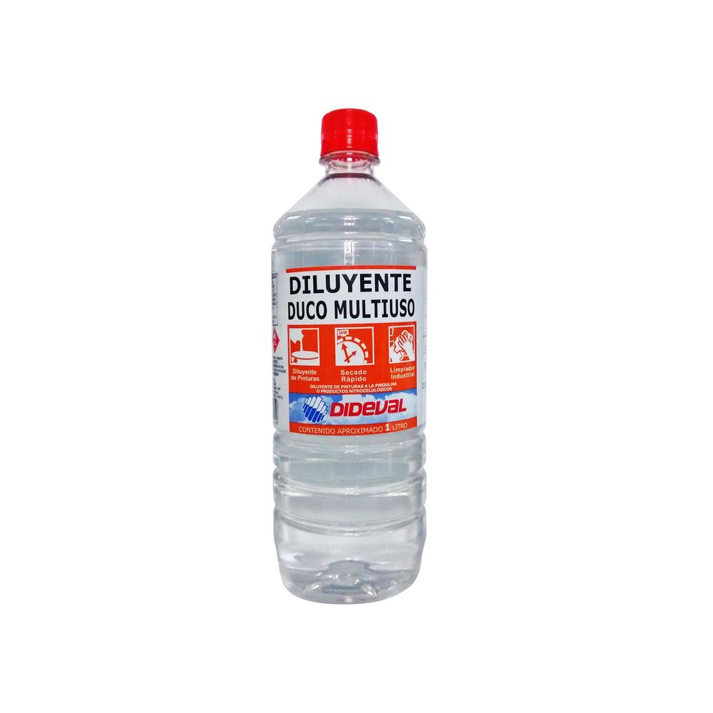 Diluyente Duco 1 Litro Dideval Transparente