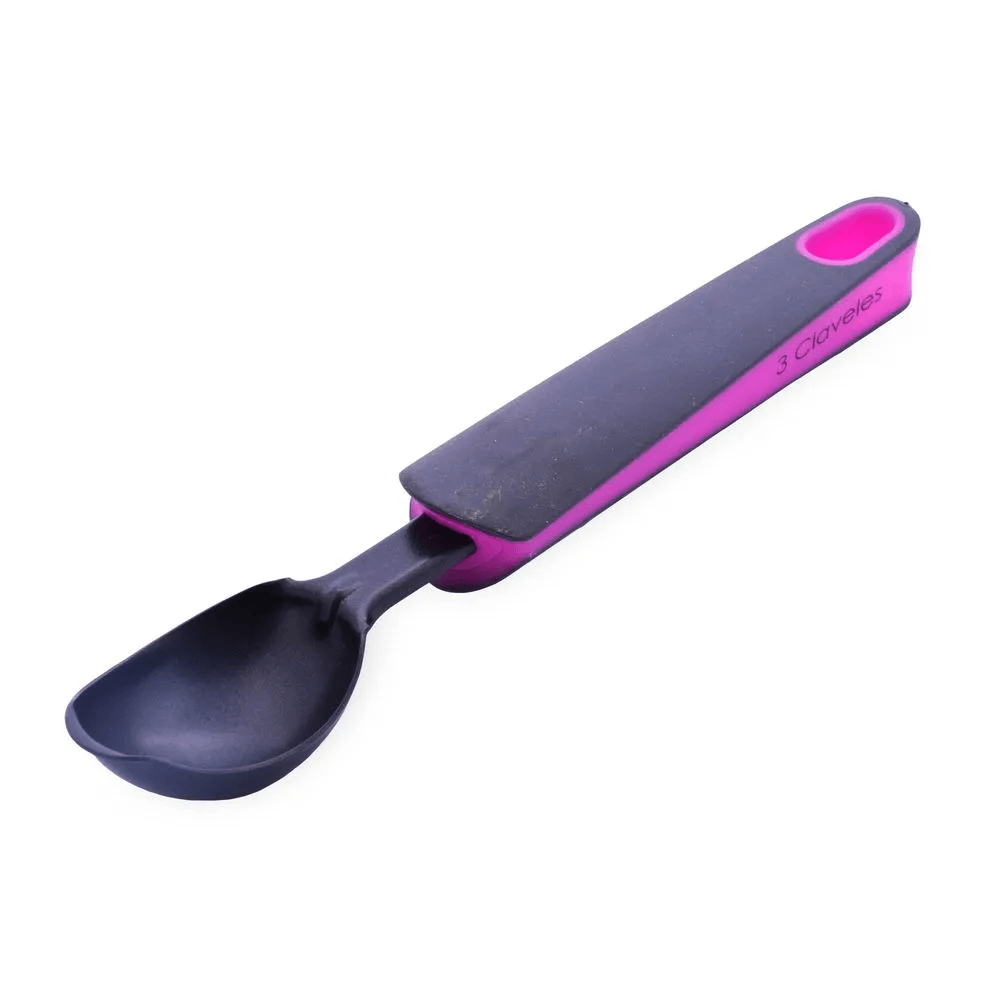 Cuchara Helado 20 cm Ng/fucsia
