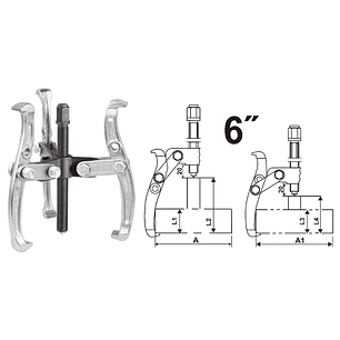 Extractor 3 Patas 6 HGP08036 Ingco