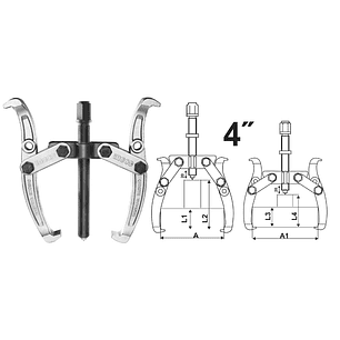 Extractor 2 Patas 4 HGP08024 Ingco