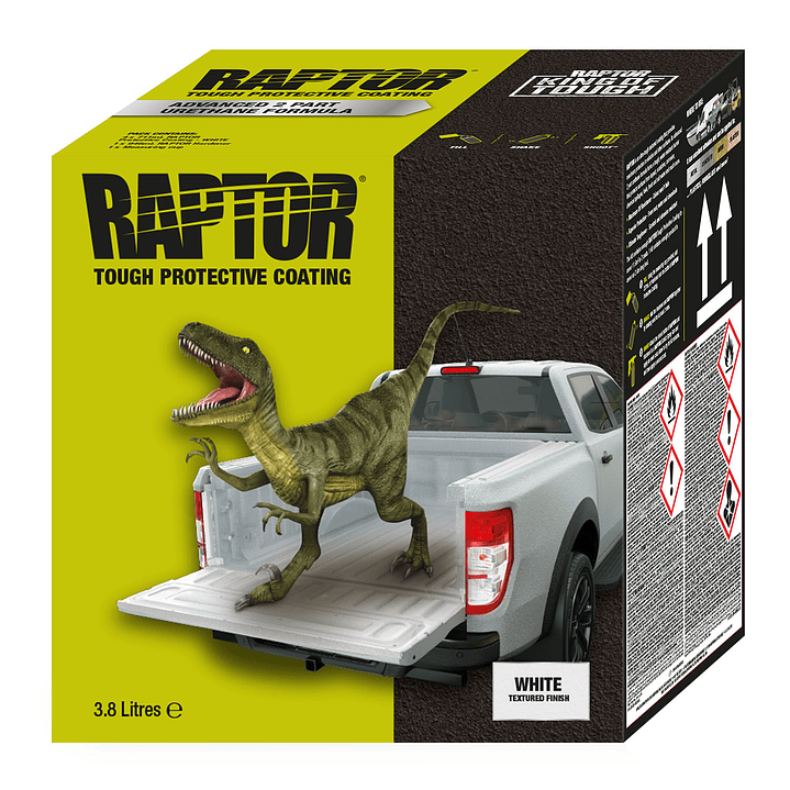 Kit Recubrimiento de Poliuretano de 4 Lt Blanco Raptor 1