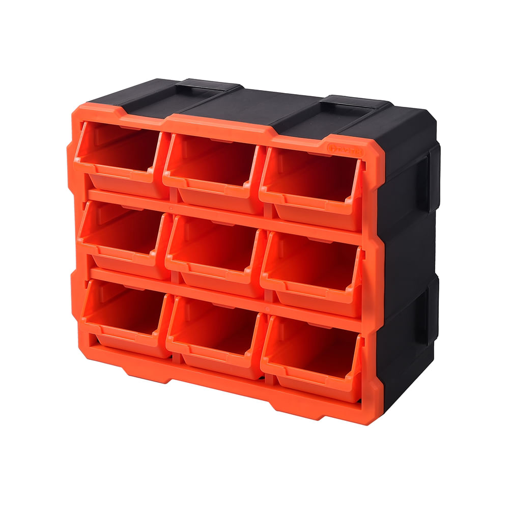 Caja Herramientas Plastica con Organizador 9 Modulos 320676 Tactix