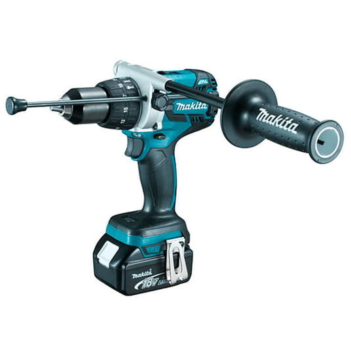 Taladro Atornillador Percutor DHP481Z Inalámbrico 18V Max. Torque 115 N.m Motor BL Makita 1