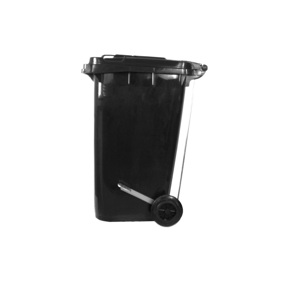 Contenedor Basura 240 Lt Gris Qrubber